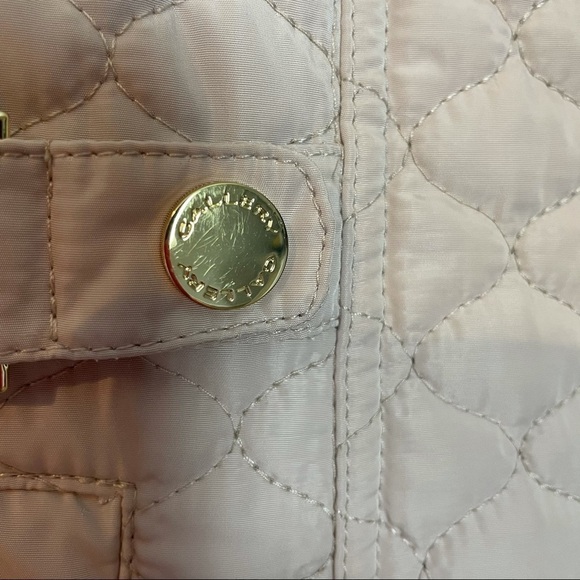 Gallery lighter Weight Beige Quilted Jacket Sz. S - Picture 7 of 16